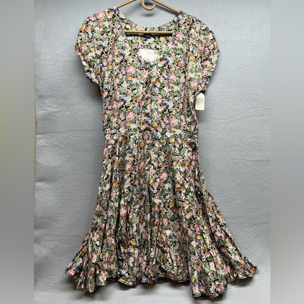 Vintage Skater Dress Baby Doll Floral Grannycore Cottagecore Prairiecore Grunge